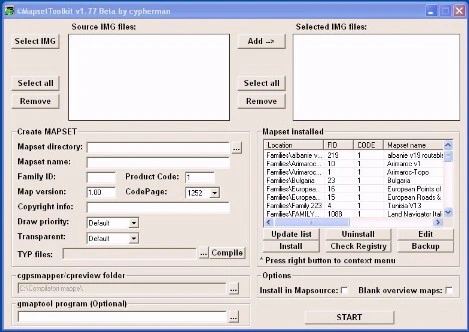 Mapset Toolkit - Rally dei Faraglioni Mapset Toolkit - Pharaglions